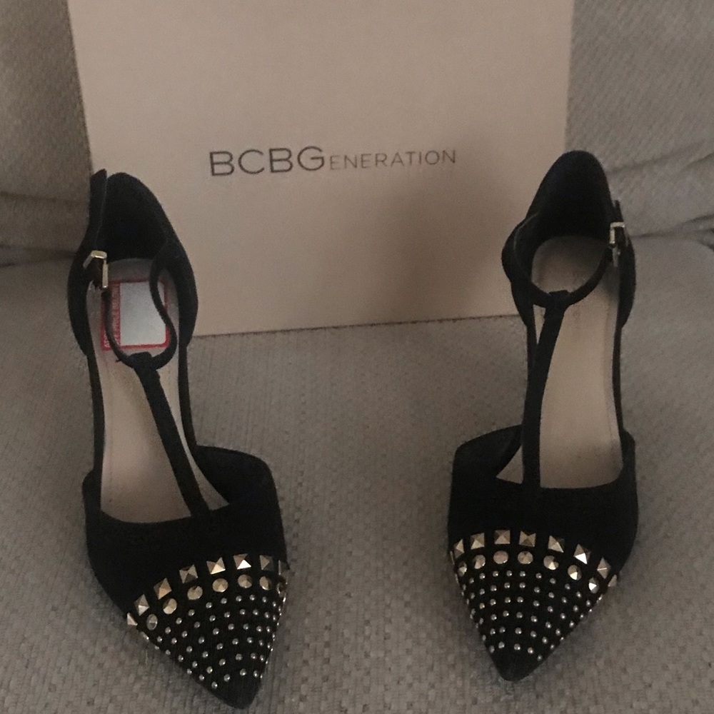 Black suede pumps❤️